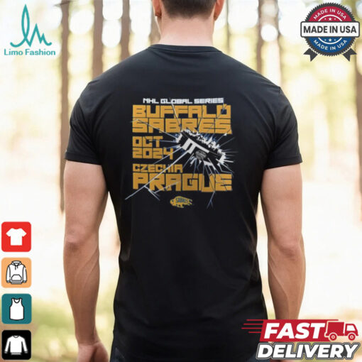 Buffalo Sabres 2024 Global Series Hometown To Prague Shirt