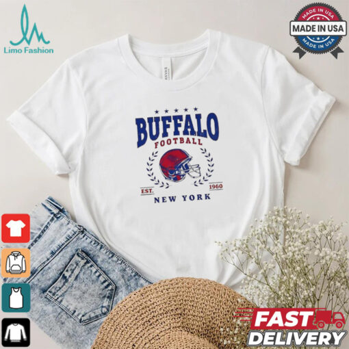 Buffalo football est 1960 New York school style shirt