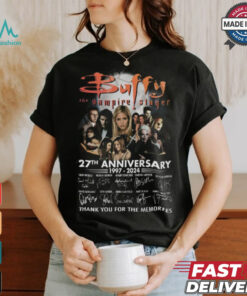 Buffy The Vampire Slayer 27th Anniversary 1997 – 2024 Thank You For The Memories T Shirt