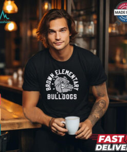 Bulldogs Brown Elementary T Shirts