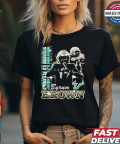 Byrum Brown South Florida Bulls Vintage Graphic t shirt