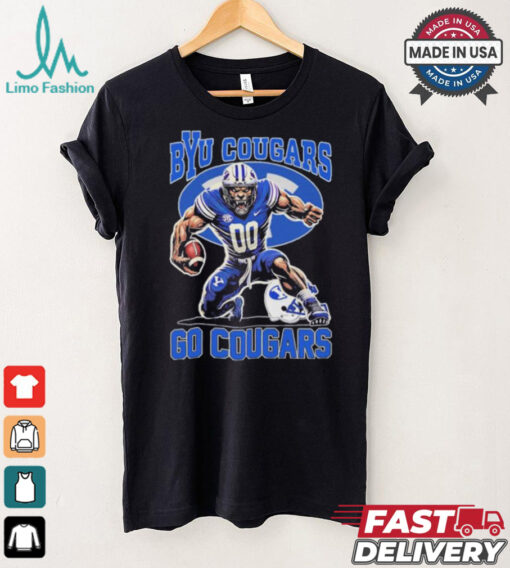 Byu Cougars Football Go Cougars Mascot Shirt