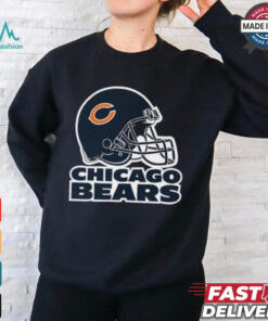 C Helmet   Chicago Bears T Shirt