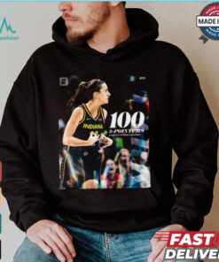 Caitlin Clark 100 3 Pointer Eastest In WNBA History T Shirt
