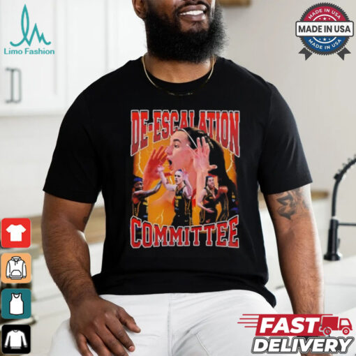 Caitlin Clark De Escalation Committee retro shirt