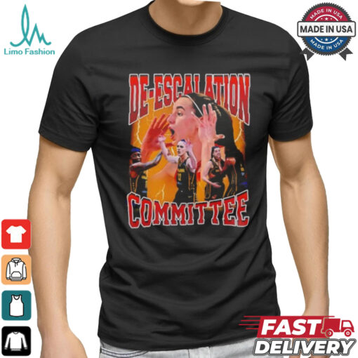 Caitlin Clark De Escalation Committee retro shirt