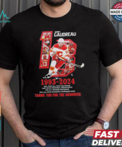 Calgary Flames Johnny Gaudreau 1993 2024 Thank You For The Memories Signature Shirt