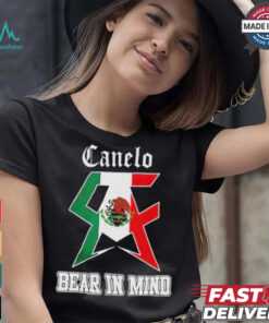 Canelo Alvarez Boxing Bear In Mind Mexico Shirt