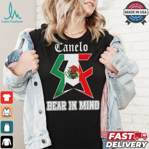 Canelo Alvarez Boxing Bear In Mind Mexico Shirt