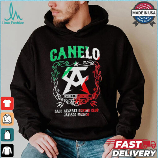 Canelo World Champion Saul Alvarez Boxing Club Jalisco Mexico Shirt