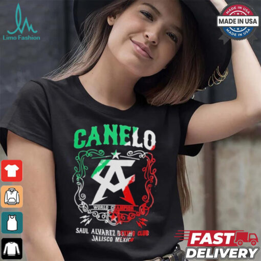 Canelo World Champion Saul Alvarez Boxing Club Jalisco Mexico Shirt