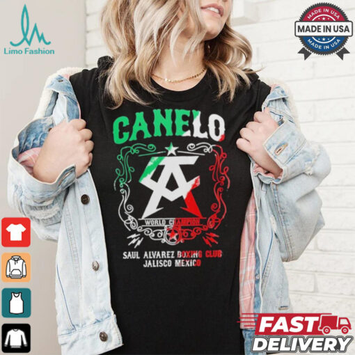 Canelo World Champion Saul Alvarez Boxing Club Jalisco Mexico Shirt