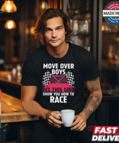 Car racing art for women girls race track race car driver T shirt