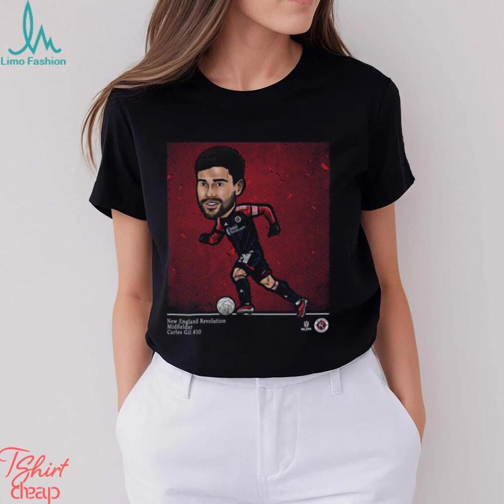 Carles Gil New England Revolution Cartoon Shirt Carles Gil New England Revolution Cartoon Shirt