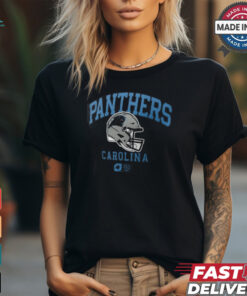 Carolina Panthers Nike Anthracite Helmet Essential T Shirt