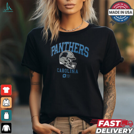 Carolina Panthers Nike Anthracite Helmet Essential T Shirt