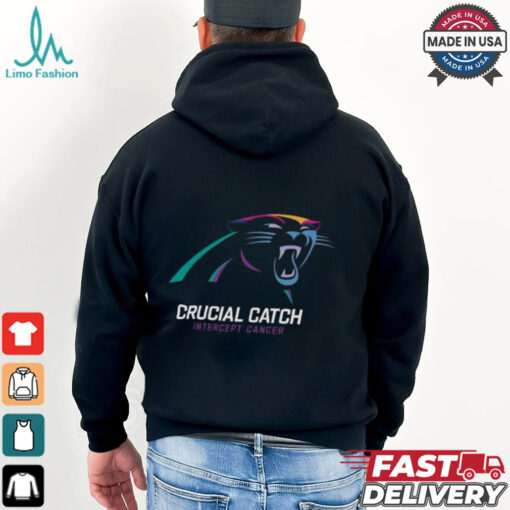 Carolina Panthers Nike Black 2024 NFL Crucial Catch T Shirt