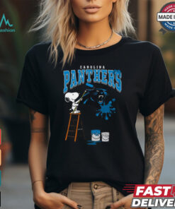 Carolina Panthers Snoopy Painting Shirt, hoodie, sweater, long sleeve and tank top Carolina Panthers Snoopy Painting Shirt