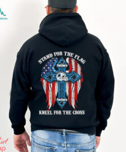 Carolina Panthers Stand For The Flag Kneel For The Cross 2024 T shirt