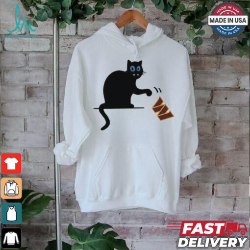 Carolina Panthers black cat push Washington Commanders shirt