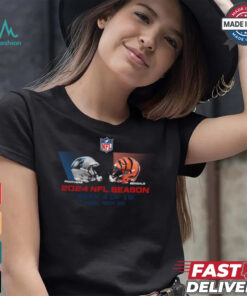 Carolina Panthers vs Cincinnati Bengals NFL season week 4 2024 shirt