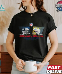 Carolina Panthers vs Los Angeles Chargers NFL Season Week 2 2024 shirt