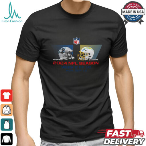 Carolina Panthers vs Los Angeles Chargers NFL Season Week 2 2024 shirt