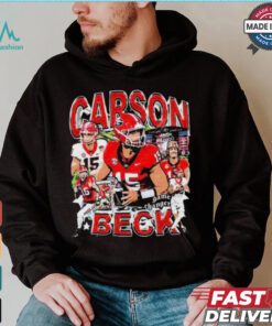 Carson Beck #15 Georgia Bulldogs football Graphic t shirt