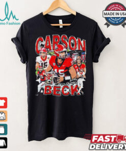 Carson Beck #15 Georgia Bulldogs football Graphic t shirt