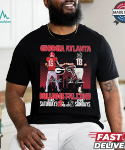 Carson Beck Georgia Bulldogs On Saturdays X Kirk Cousins Atlanta Falcons On Sundays Shirt