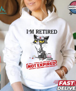 Cat I'm Retired Not Expired Nurse Classic T Shirt