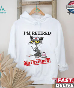Cat I'm Retired Not Expired Nurse Classic T Shirt