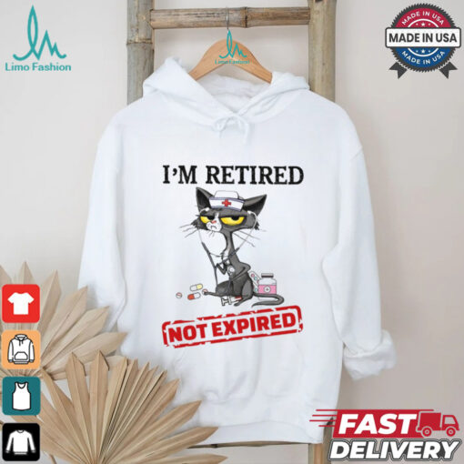 Cat I’m Retired Not Expired Nurse Classic T Shirt