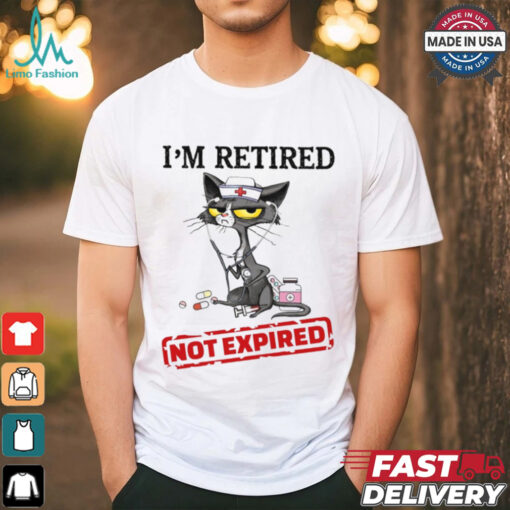Cat I’m Retired Not Expired Nurse Classic T Shirt