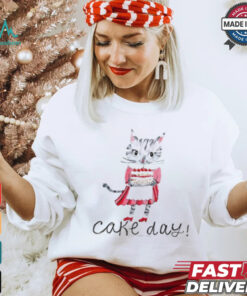 Cat cake day art shirt