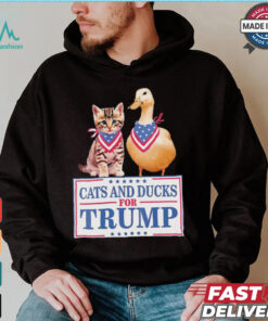Cats And Ducks For Trump 2024 Kittens And Ducks For Trump T Shirt
