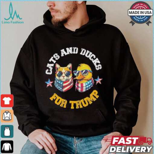 Cats And Ducks For Trump President 2024 Trump Vance 2024 T Shirt