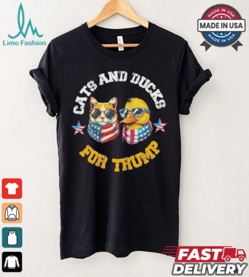 Cats And Ducks For Trump President 2024 Trump Vance 2024 T Shirt