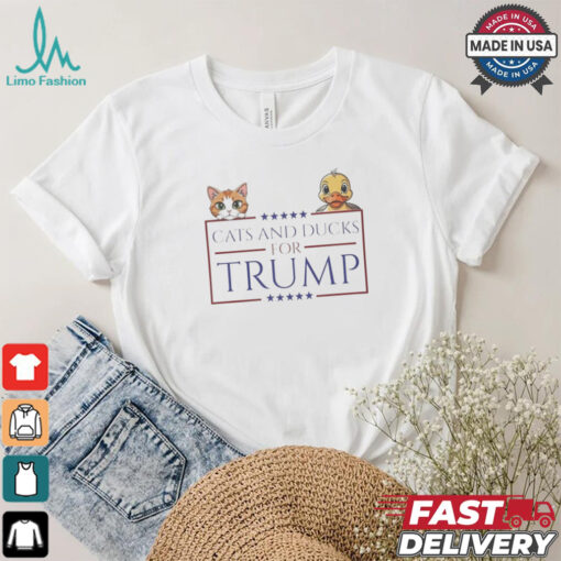 Cats And Ducks For Trump Trump Vance Shirt