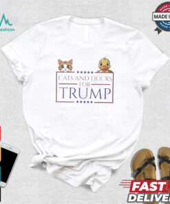 Cats And Ducks For Trump Trump Vance Shirt