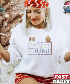 Cats And Ducks For Trump Trump Vance Shirt