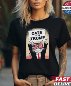 Cats And Ducks For Trump Vance 2024 Cats For Trump 2024 T Shirt