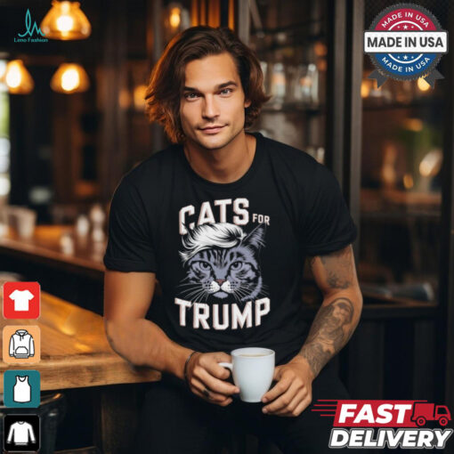 Cats for Trump cat lover and Trump supporter T shirt