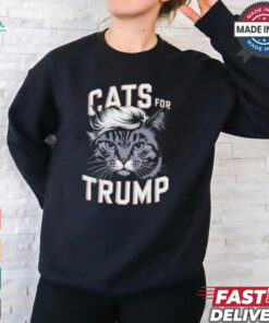 Cats for Trump cat lover and Trump supporter T shirt