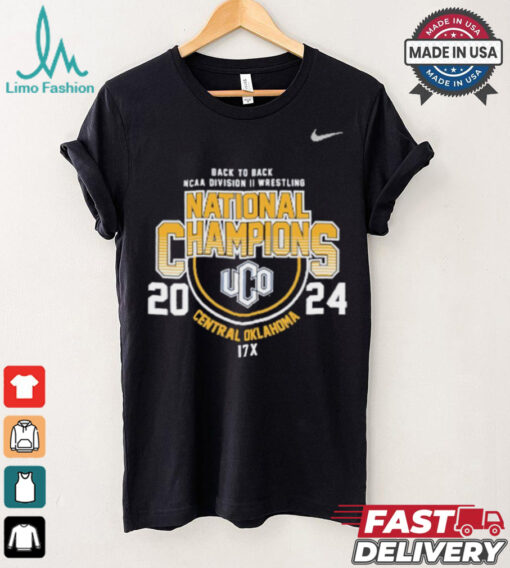 Central Oklahoma 17X Nike 2024 National Champions Shirt