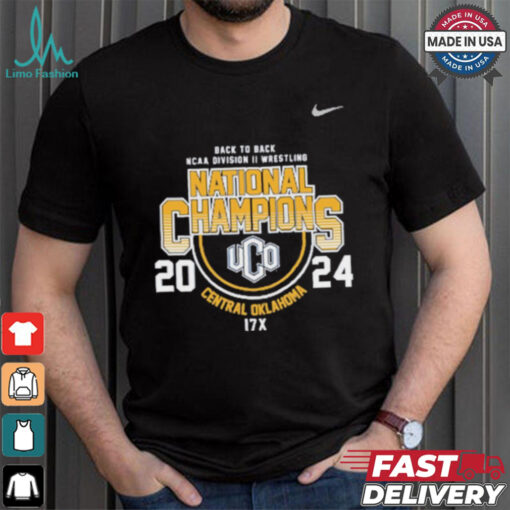 Central Oklahoma 17X Nike 2024 National Champions Shirt