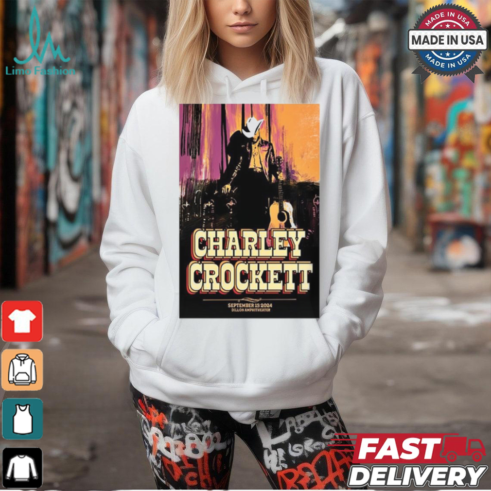 Charley Crockett Sep 13 2024 Dillon Amphitheater in Dillon CO Poster Shirt Charley Crockett Sep 13 2024 Dillon Amphitheater in Dillon CO Poster Shirt