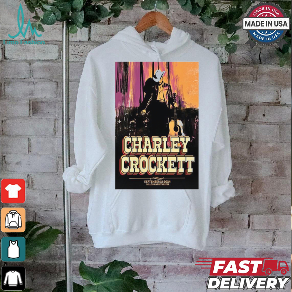Charley Crockett Sep 13 2024 Dillon Amphitheater in Dillon CO Poster Shirt Charley Crockett Sep 13 2024 Dillon Amphitheater in Dillon CO Poster Shirt