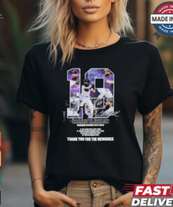 Charlie Blackmon Colorado Rockies 2011 2024 Thank You For The Memories Shirt