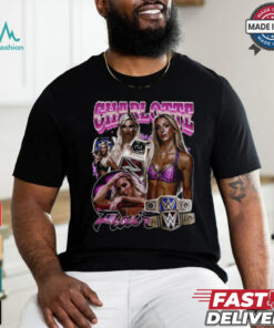 Charlotte Flair Retro Collage T Shirt